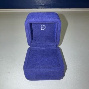 Blue Velvet Jewelry Box